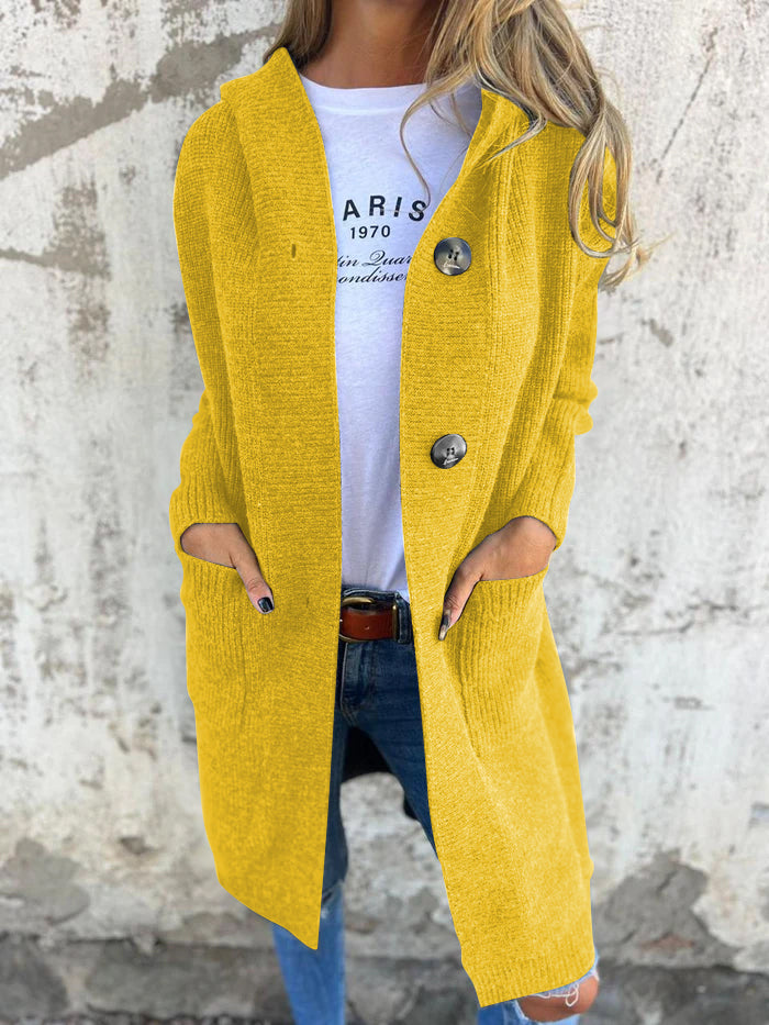 Mara Long Cardigan featuring an elegant draped design, perfect for layering and enhancing any outfit. - 5