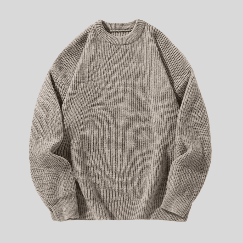 Rugged men's pullover featuring a soft knit fabric and classic ribbed design, perfect for outdoor adventures and casual wear. - 6