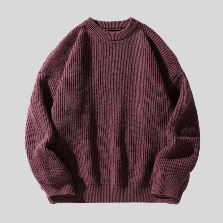 Rugged men's pullover featuring a soft knit fabric and classic ribbed design, perfect for outdoor adventures and casual wear. - 3