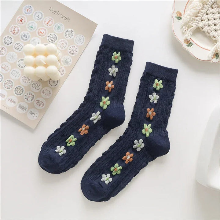 Fleur | Embroidered Sock Set