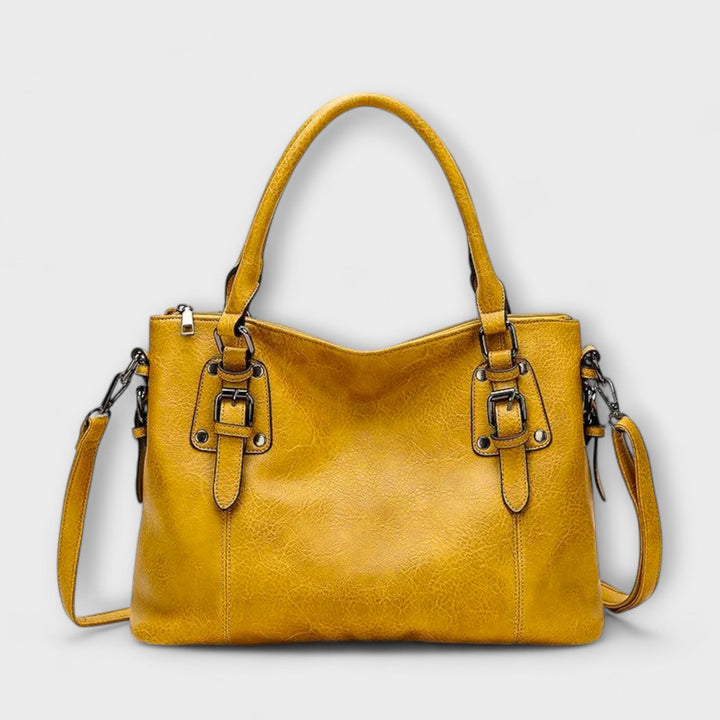 Mira shoulder bag buckle detail