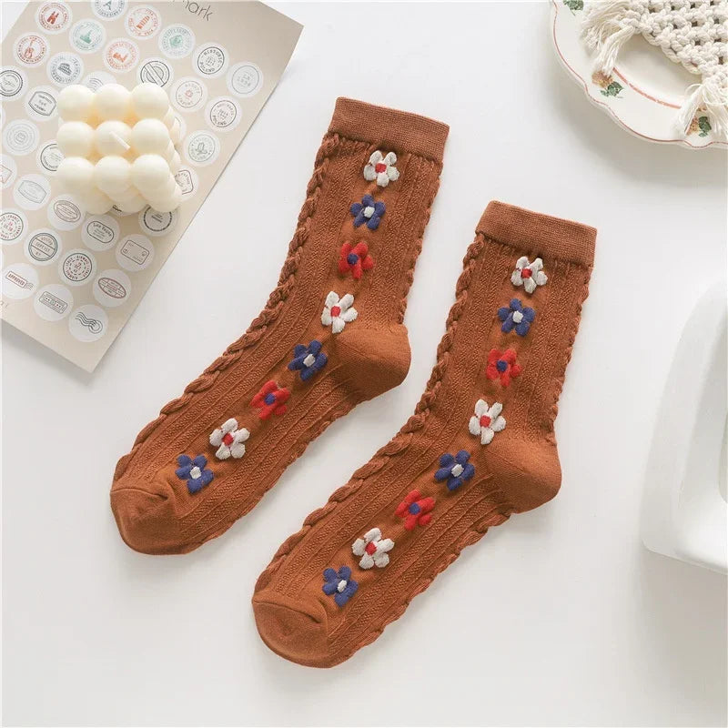 Fleur | Embroidered Sock Set