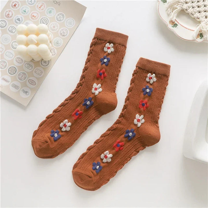 Fleur | Embroidered Sock Set
