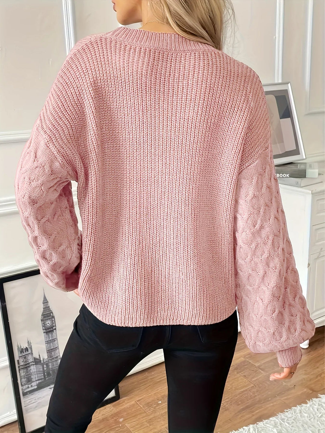 Trellis | Diamond Knit Pullover