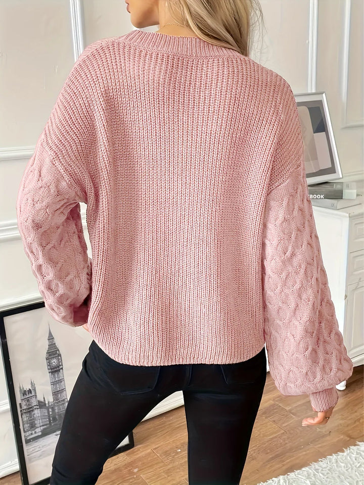 Trellis | Diamond Knit Pullover