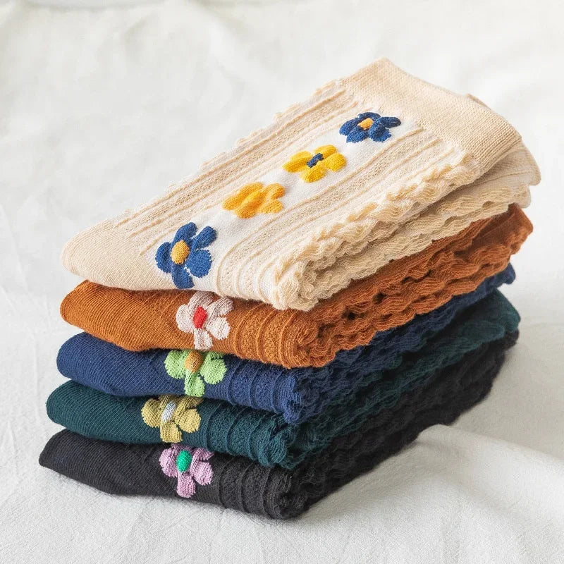 Fleur | Embroidered Sock Set