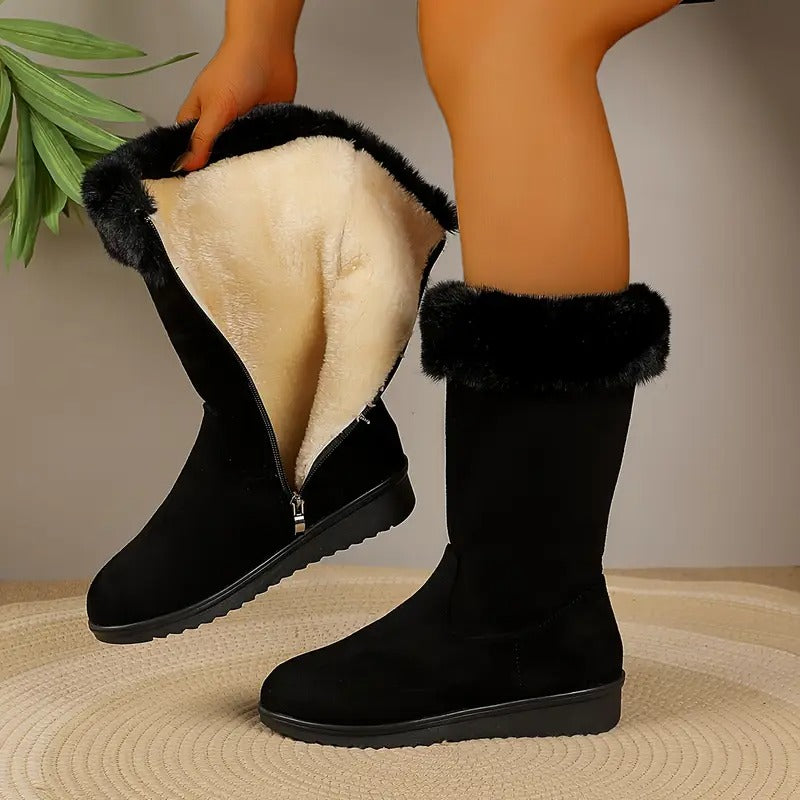 Caro Winter Boots featuring a soft wool lining and a lightweight design, perfect for stylish and comfortable winter wear. - 1