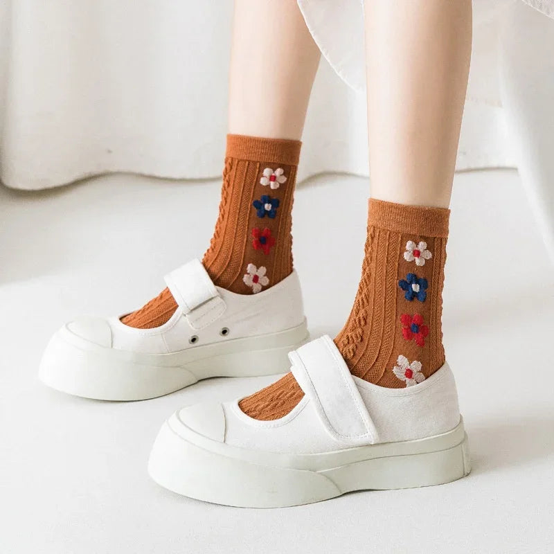 Fleur | Embroidered Sock Set