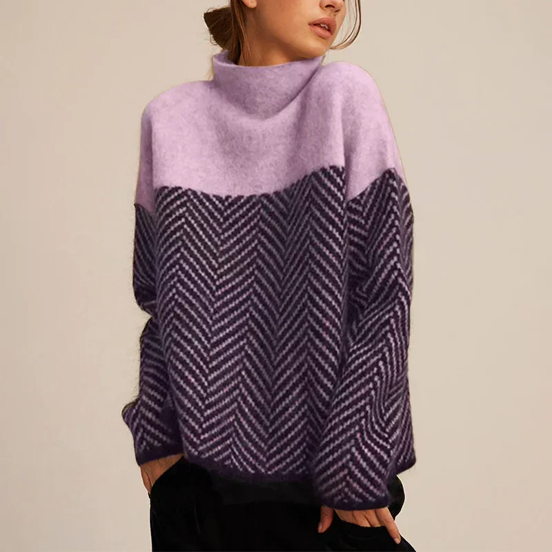 Women's Slim-Fit Turtleneck Sweater, Fine Knit, Easy Layering