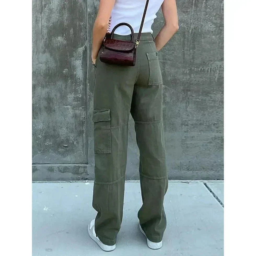 Quinn Cargo Pants in a relaxed fit, featuring a stylish design perfect for effortless chic outfits.

 - 7