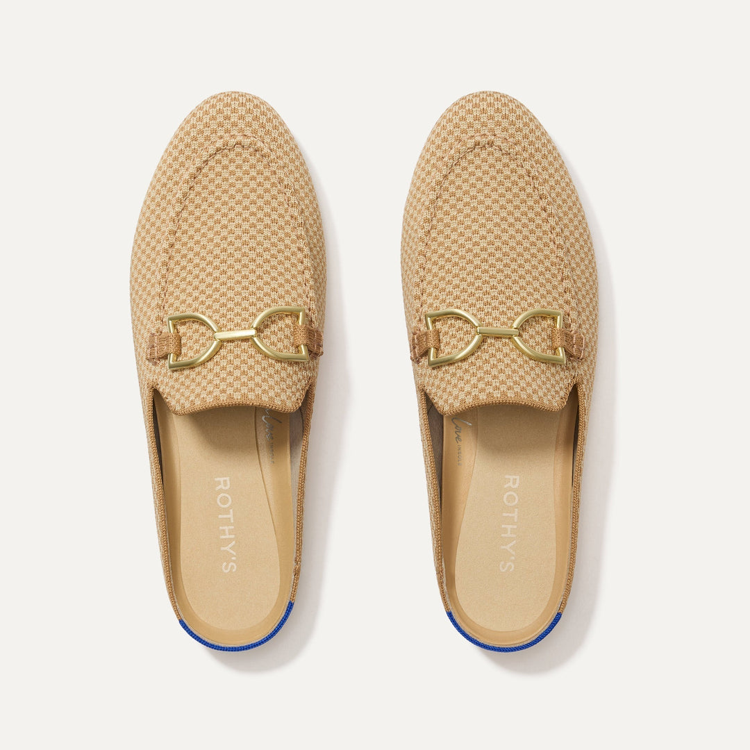 Daxon Loafer Mule | Cushioned Insole, Micro Check Design 0