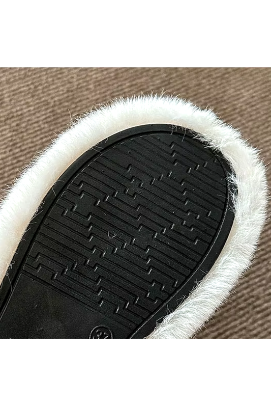 Cumulus Mens Slippers featuring curly wool exterior, plush lining for ultimate comfort, and a cozy fit perfect for relaxing at home. - 7