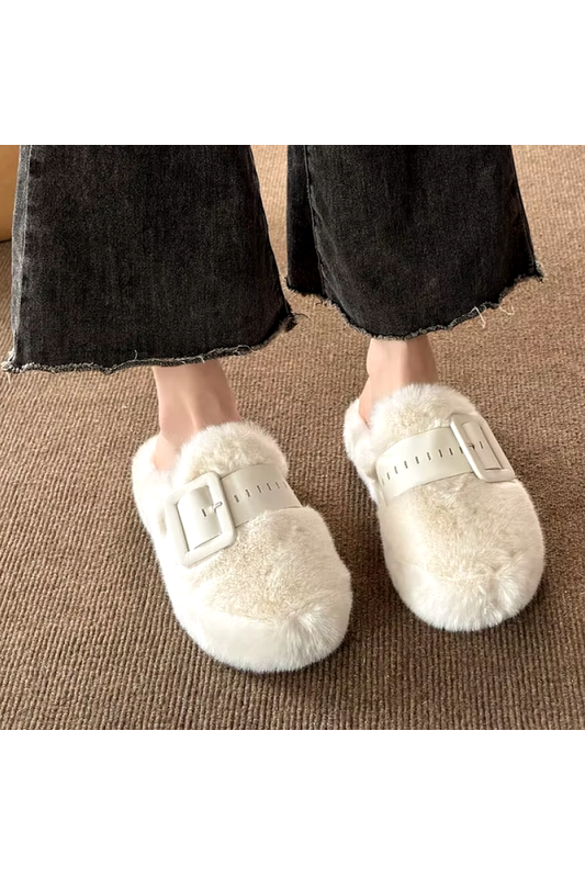Cumulus Mens Slippers featuring curly wool exterior, plush lining for ultimate comfort, and a cozy fit perfect for relaxing at home. - 8
