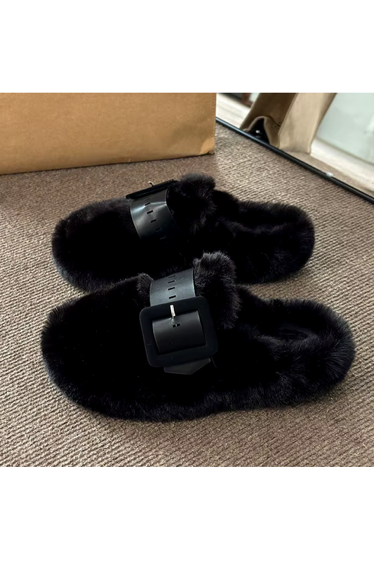 Cumulus Mens Slippers featuring curly wool exterior, plush lining for ultimate comfort, and a cozy fit perfect for relaxing at home. - 13