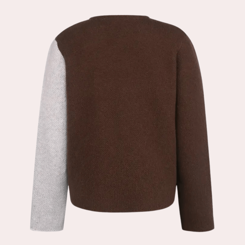 Cozy Horsley Knit Sweater featuring a playful horse pattern design, perfect for fall and winter wear. - 4