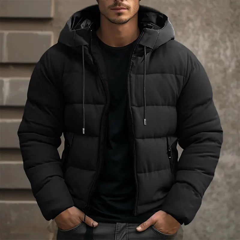 Men's Winter Coat, Modern Tailored Cut, Clean Minimal Finish