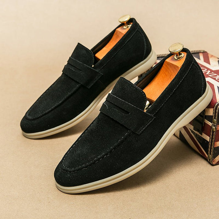 Brando Suede Loafers for Women | Orthopedic Comfort, Slip-On Design - 20