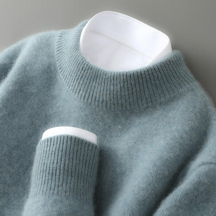 Talon Men's Sweater | Elegant Cashmere Blend, Tailored Fit - 4