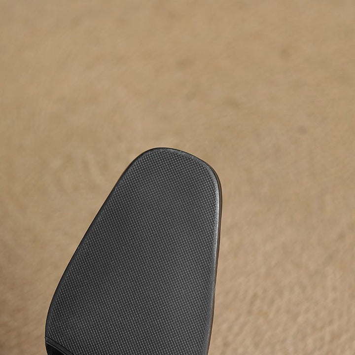 Elviera | Square Leather Heels