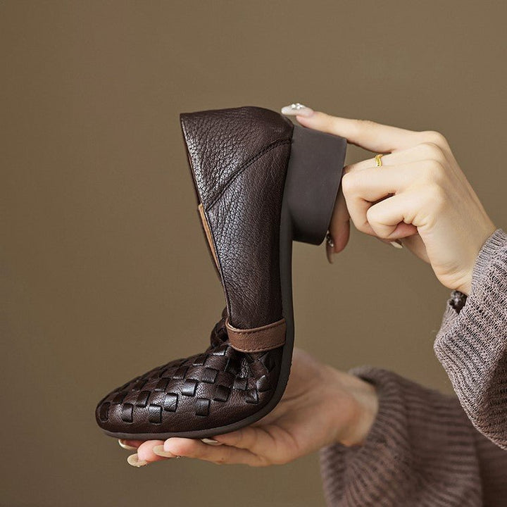 Ardelle | Woven Leather Loafer