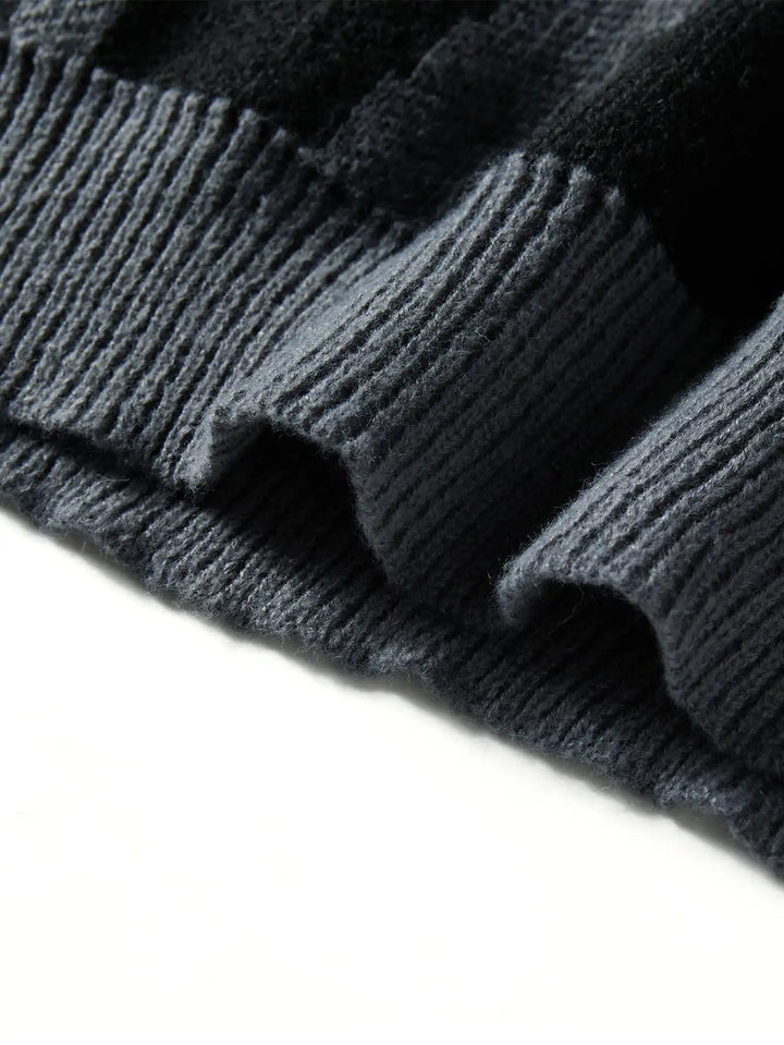 Ronan | Contrast Knit Men's Pullover