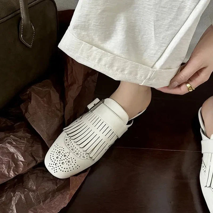Winslow | Fringe Leather Loafers