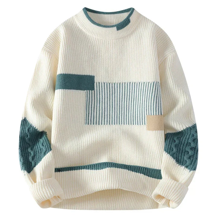 Mason Men's Pullover Sweater featuring a cozy knit design and relaxed fit, perfect for casual wear and layering in cooler weather. - 3