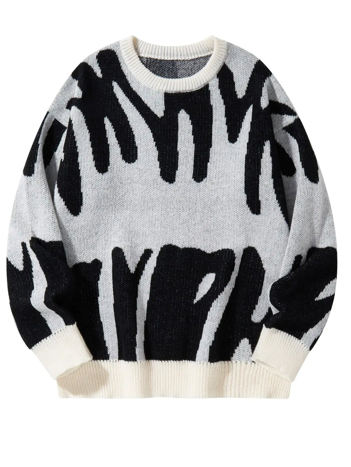Ronan | Contrast Knit Men's Pullover