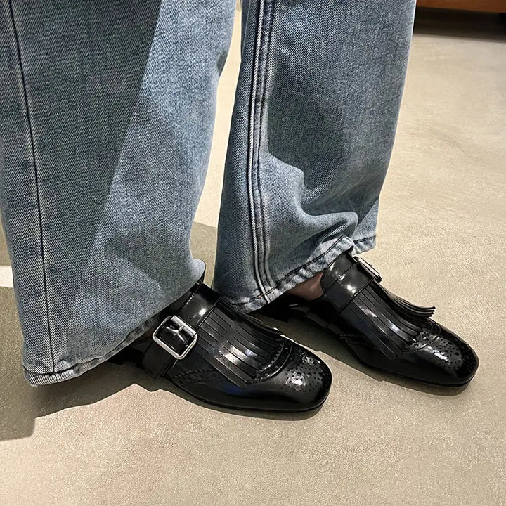 Winslow | Fringe Leather Loafers