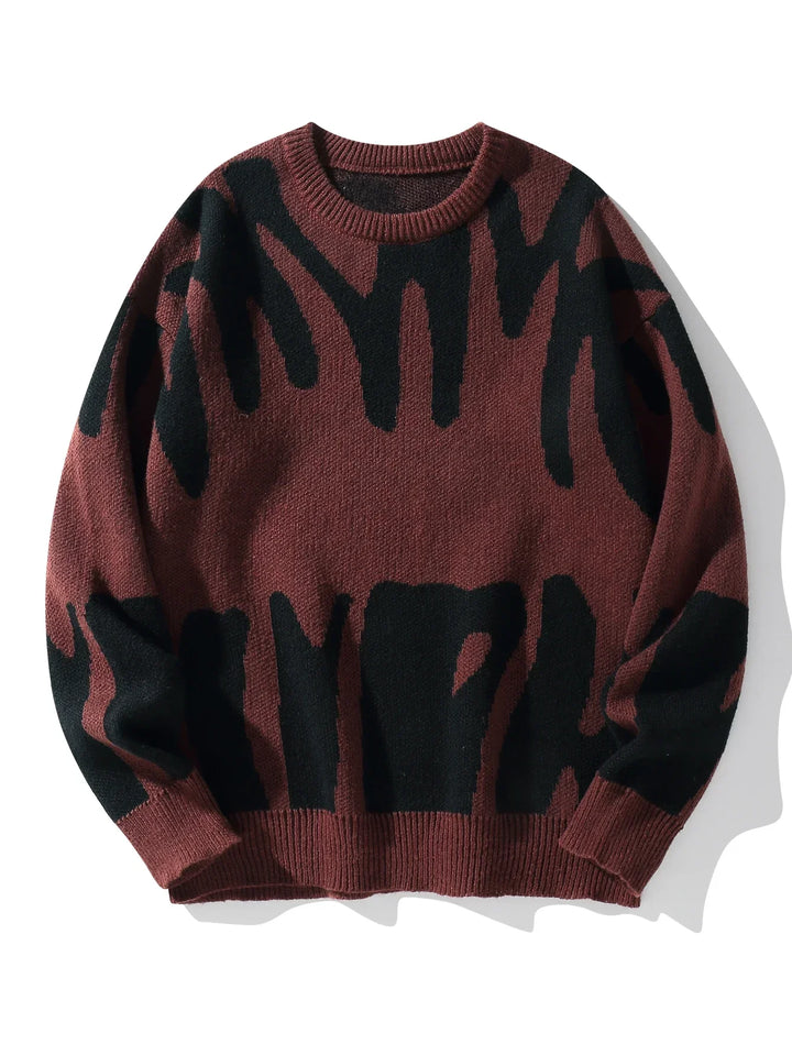 Ronan | Contrast Knit Men's Pullover