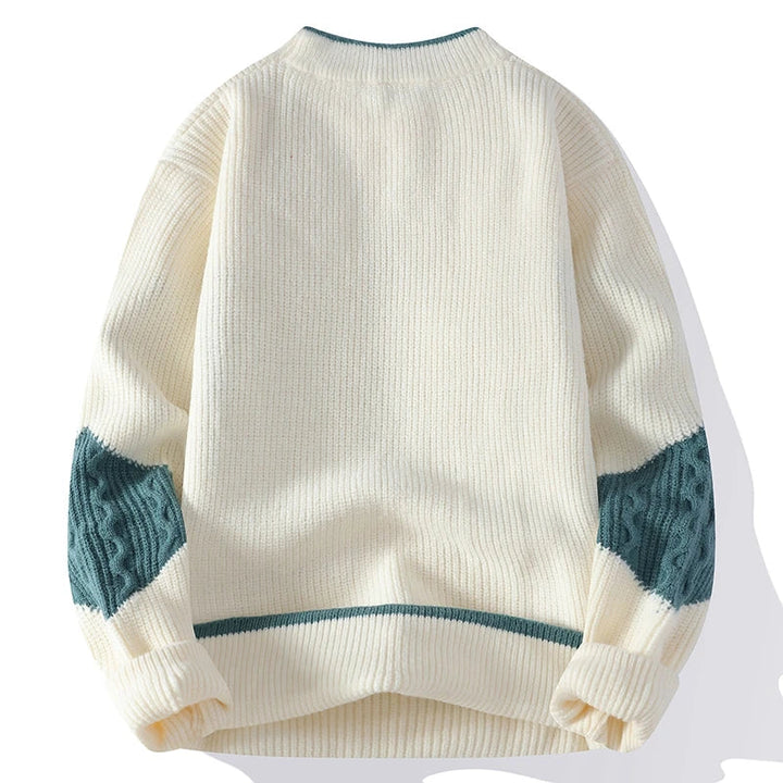 Mason Men's Pullover Sweater featuring a cozy knit design and relaxed fit, perfect for casual wear and layering in cooler weather. - 2
