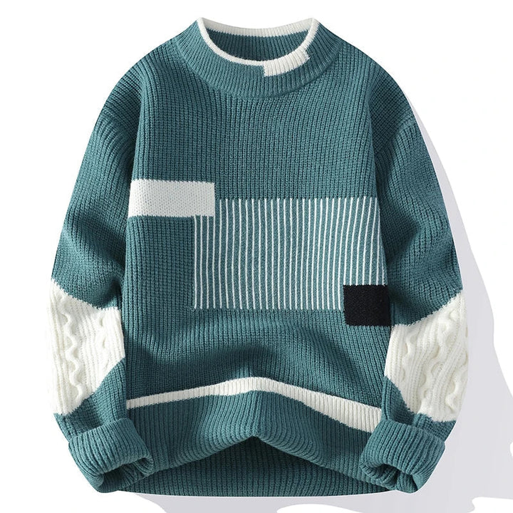 Mason Men's Pullover Sweater featuring a cozy knit design and relaxed fit, perfect for casual wear and layering in cooler weather. - 6