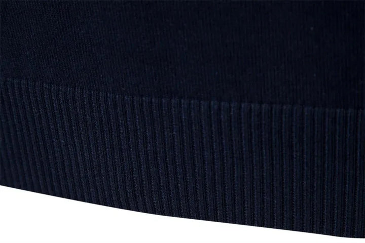Quest Quarter-Zip Sweater featuring a stylish striped design, made from a soft cotton blend, designed for a relaxed fit perfect for casual outings and layering - 7