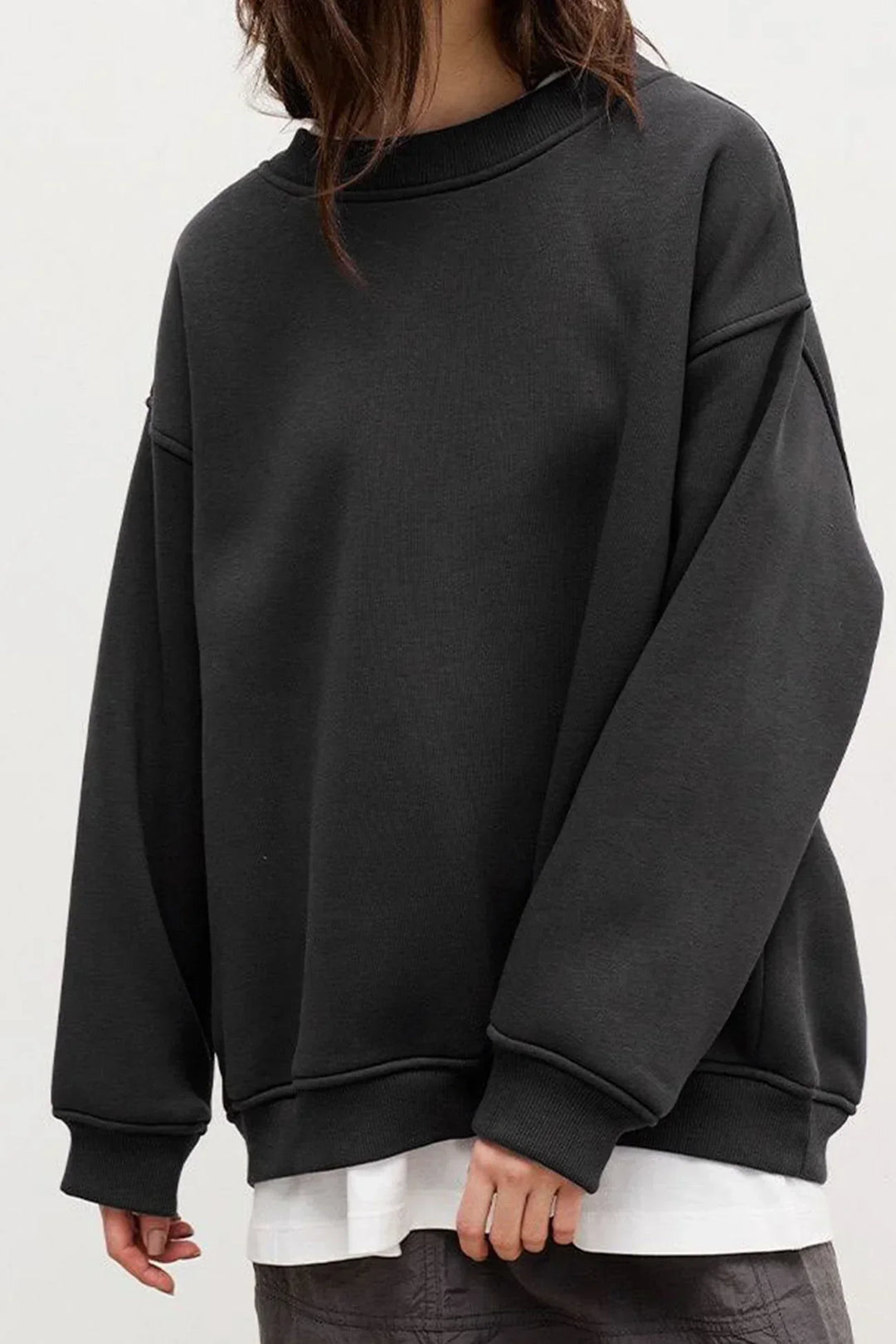 Lola | Oversize sweatshirt with crew neckline
