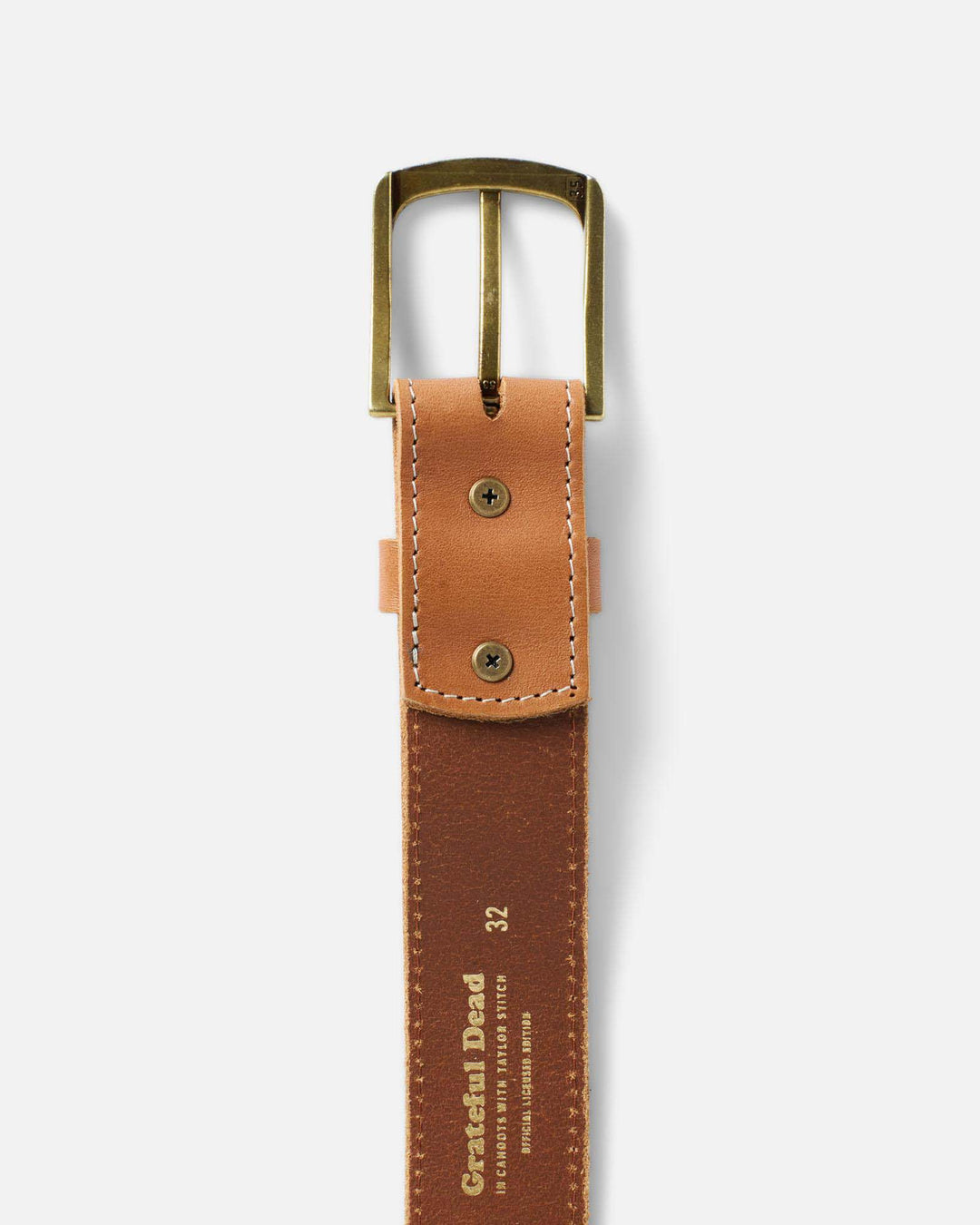 Talon Tour Belt | Washed Saddle Cowhide Leather, Embossed Design 4