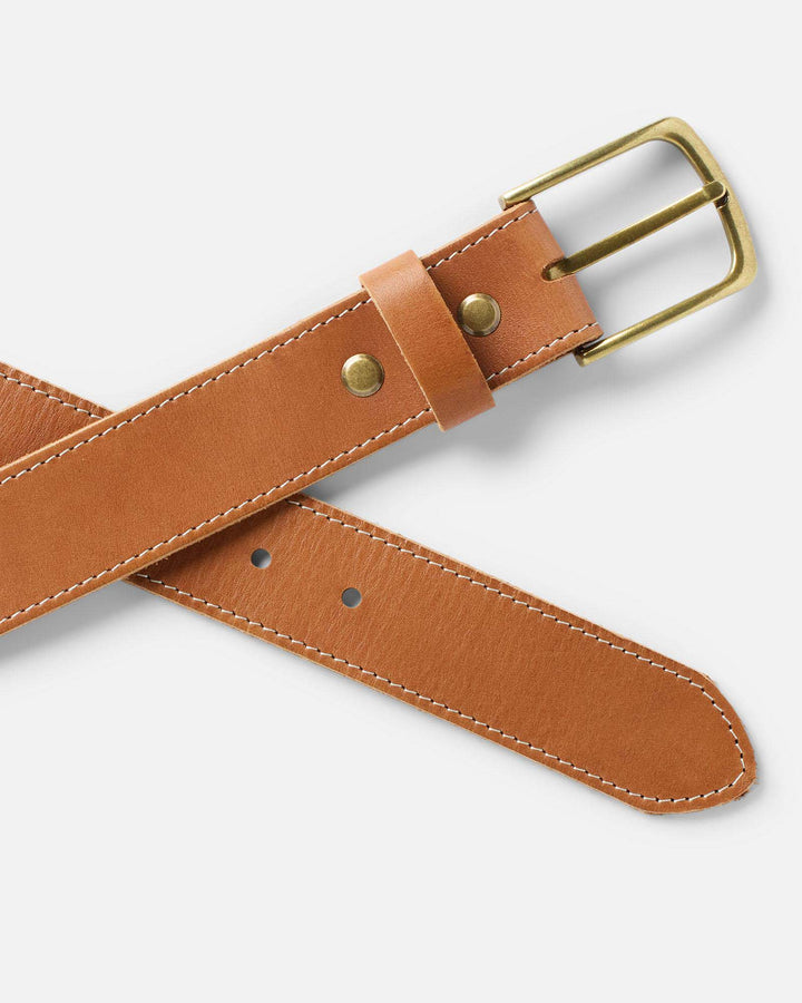 Talon Tour Belt | Washed Saddle Cowhide Leather, Embossed Design 6