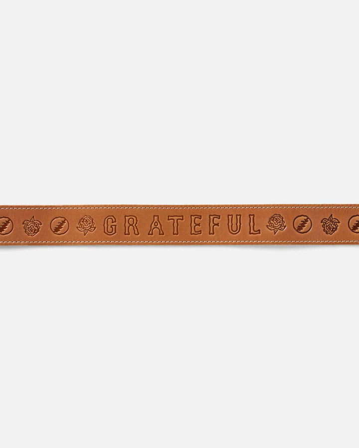 Talon Tour Belt | Washed Saddle Cowhide Leather, Embossed Design 7