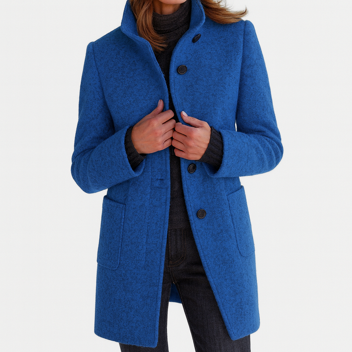Women's Wool-Blend Coat – Tailored, Warm