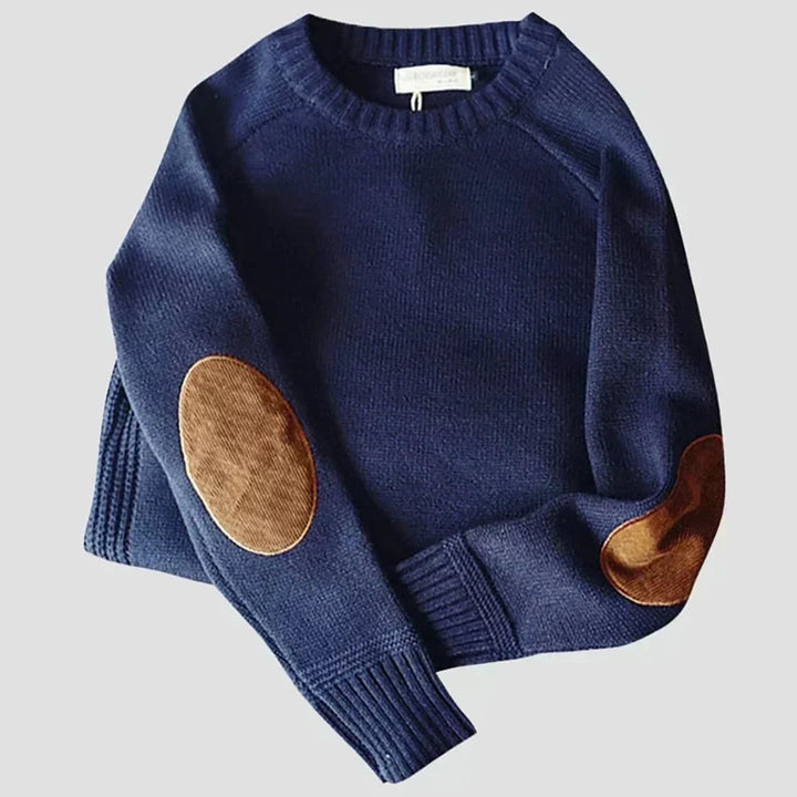 Sierra Alpine Knit Sweater in soft knit fabric featuring a classic design, perfect for both men and women, ideal for cozy layering in chilly weather. - 8