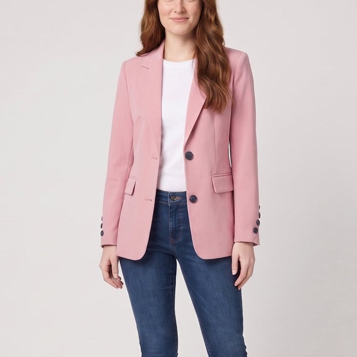 Classic blazer close-up, front