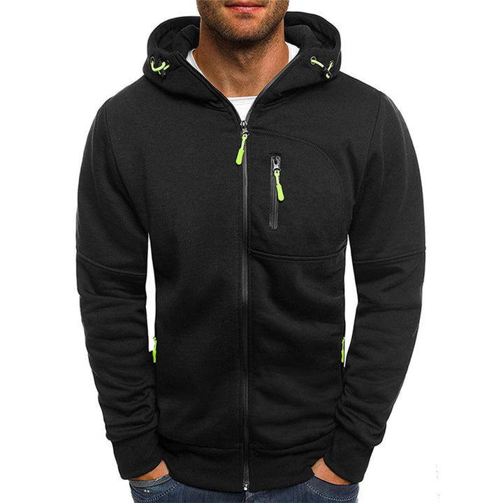 Men's Full-Zip Cotton Hoodie, relaxed fit - photo 1