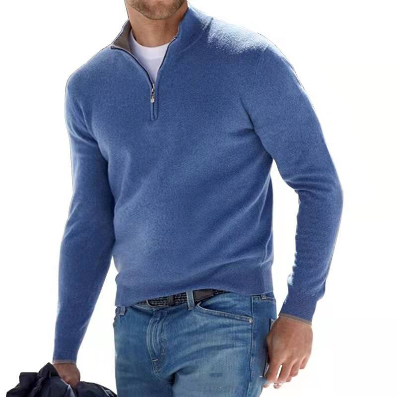 Men's Half-Zip Sweater, soft knit - photo 3