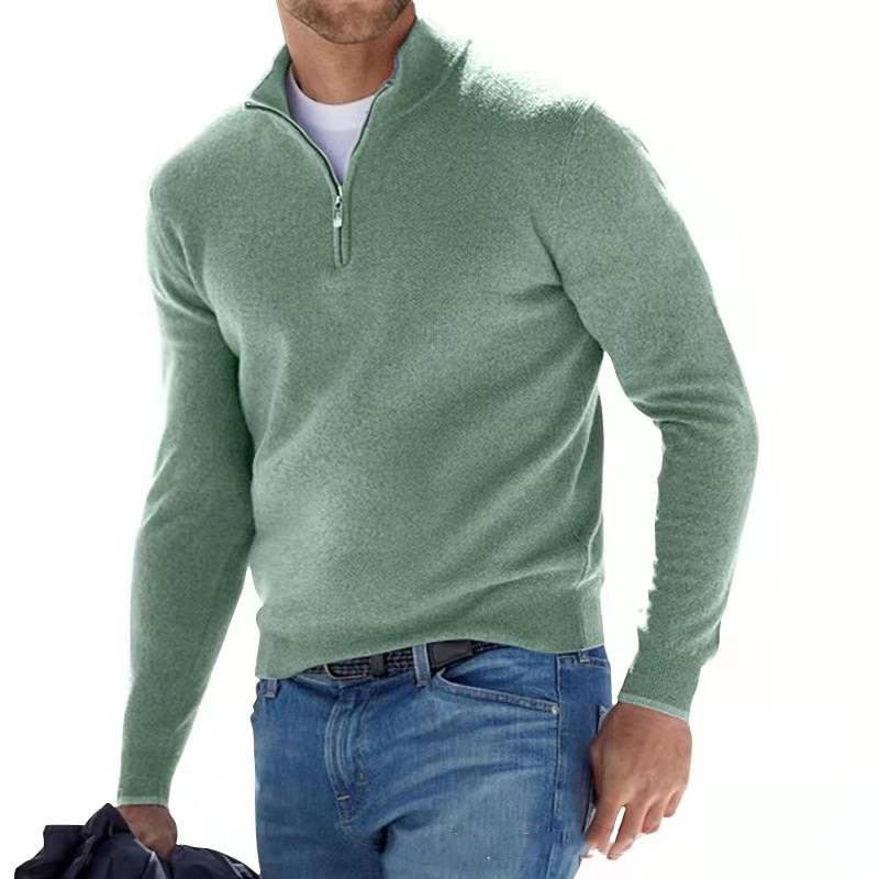 Men's Half-Zip Sweater, soft knit - photo 5