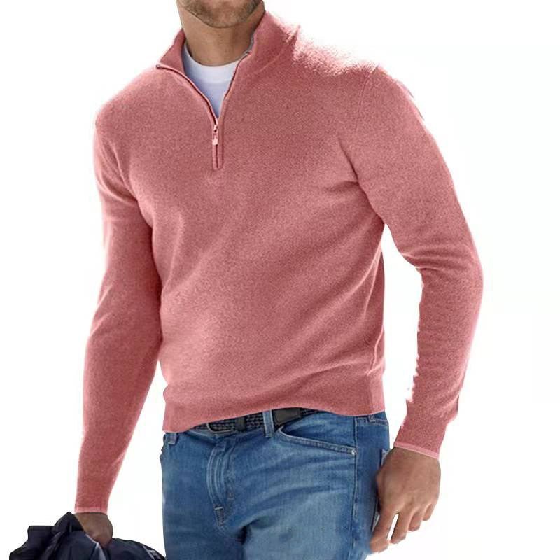 Men's Half-Zip Sweater, soft knit - photo 6