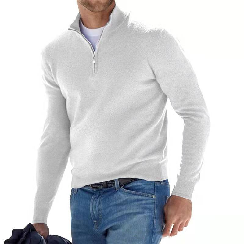 Men's Half-Zip Sweater, soft knit - photo 7