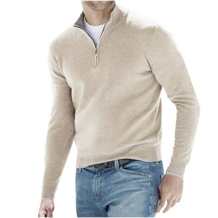 Men's Half-Zip Sweater, soft knit - photo 8