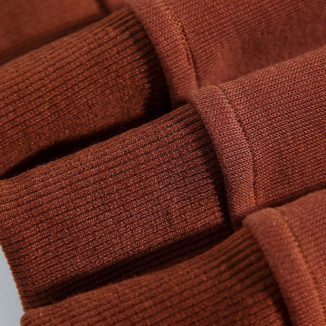 Men's Striped Polo Sweatshirt, vintage campus style - photo 11
