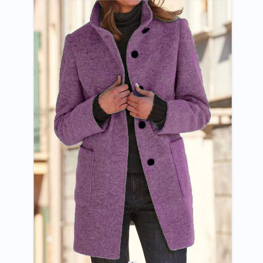 Women's Classic Wool-Blend Coat, tailored - photo 6