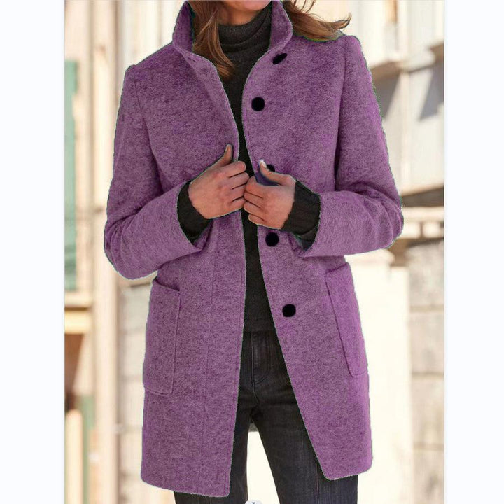 Women's Classic Wool-Blend Coat, tailored - photo 6