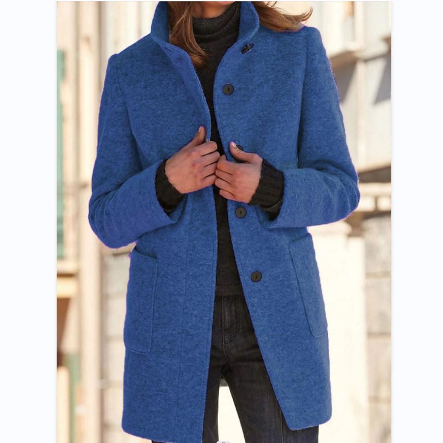 Women's Classic Wool-Blend Coat, tailored - photo 8